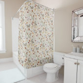 Floral Boho Shower Curtain Douchegordijn (In situ)