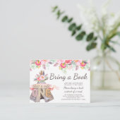 Floral Boho Tribal Teepee 1e verjaardag Boek Informatiekaartje (Staand voorkant)