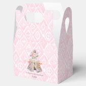 Floral Boho Tribal Teepee Wild Eén dag Bedankdoosjes (Geopend)