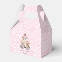 Floral Boho Tribal Teepee Wild Eén dag Bedankdoosjes