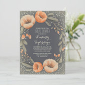 Floral  Boho Vrijgezellenfeest Kaart (Staand voorkant)