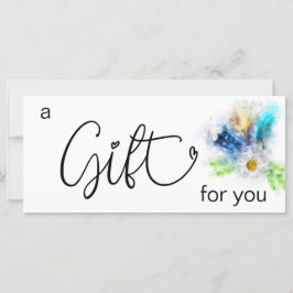 *~* Floral Boho Waterverf Crysta Feathers Heart