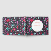 Floral Boho Waterverf Dark Gastenboek (Volledig)