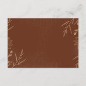 Floral Boho Wedding Details Bijlage (Achterkant)