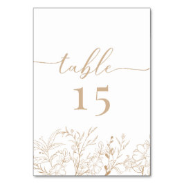 Floral Boho Wedding Kaart