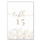 Floral Boho Wedding Kaart (Achterkant)