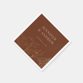 Floral Boho Wedding Servet (Hoek)