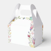 Floral Boho Wildflowers Wedding Bedankt Bedankdoosjes (Achterkant)