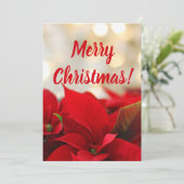 Floral Bokeh Kaart (Staand voorkant)