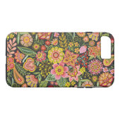 Floral Bomb Case-Mate iPhone Case (Achterkant (Horizontaal))