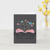 Floral Book A New Chapter Begins Retired 2026 Reti Kaart (Gele Bloem)
