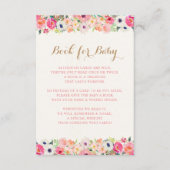 Floral Book for Baby Informatiekaartje (Voorkant)