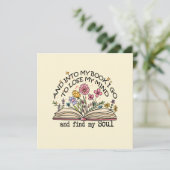 Floral Book Lover (Staand voorkant)