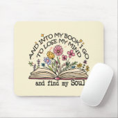 Floral Book Lover Muismat (Met muis)