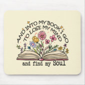 Floral Book Lover Muismat (Voorkant)