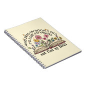 Floral Book Lover Notitieboek (Rechterzijde)