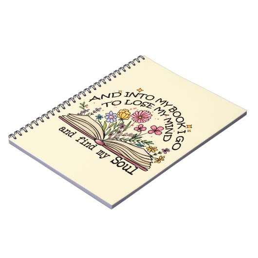 Floral Book Lover Notitieboek (Linkerzijde)