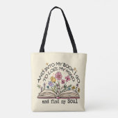 Floral Book Lover Tote Bag (Achterkant)