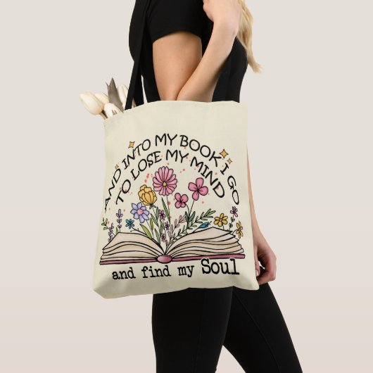 Floral Book Lover Tote Bag (Dichtbij)