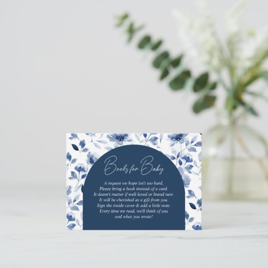 Floral Books-aanvraag voor marineschepen en moster Informatiekaartje (Staand voorkant)