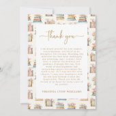 Floral Books Bedankkaart (Voorkant)