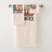 Floral Books en Cat Bad Handdoek (Insitu)