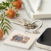 Floral Books en Cat Sleutelhanger (Voorkant Rechts)