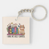 Floral Books en Cat Sleutelhanger (Achterkant)
