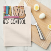 Floral Books en Cat Theedoek (Quarter Fold)