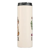 Floral Books en Cat Thermosbeker (Achterkant)