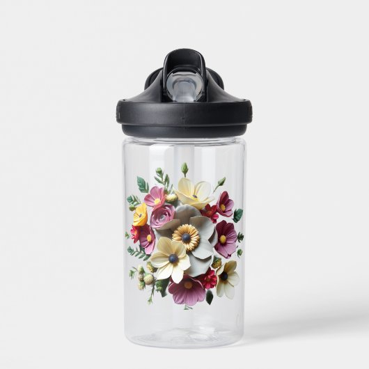 Floral Boquete 3D Waterfles (Voorkant)