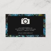 Floral Border | Camera-pictogram Visitekaartje (Achterkant)