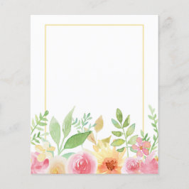 Floral Border Edge-plakboek