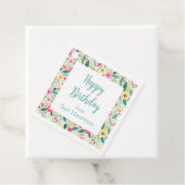 Floral Border Gift Label (In situ)