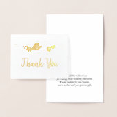 Floral Border Hartelijk dank Folie Kaarten (Display)