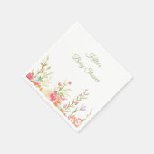 Floral Border Napkins Servet (Hoek)