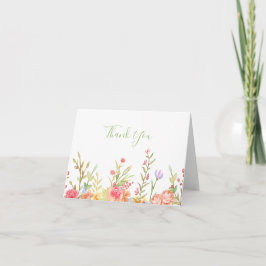 Floral Border Note Kaart