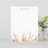 Floral Border Stationery (Staand voorkant)