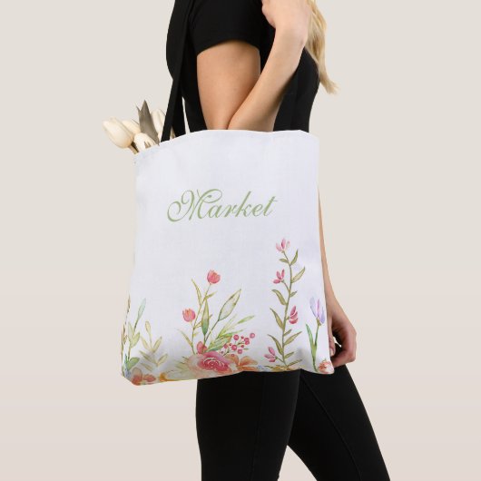 Floral Border Tote Bag (Dichtbij)