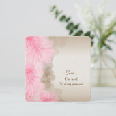 Floral Border Vow Renewal Kaart (Staand voorkant)