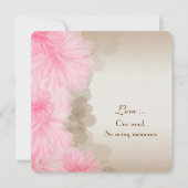 Floral Border Vow Renewal Kaart (Voorkant)