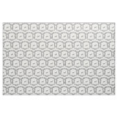 Floral Border with Monogram Stof (Yard (91,4 cm))
