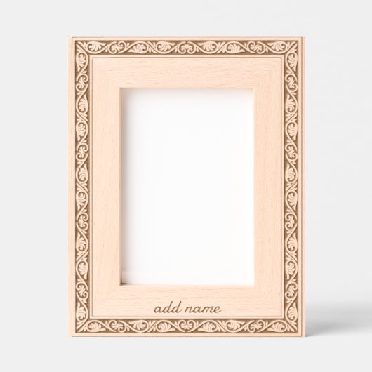 Floral Borders Jubileum gegraveerd lijst (Voorkant)