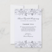 Floral Borders Sympathcard Kaart (Voorkant)