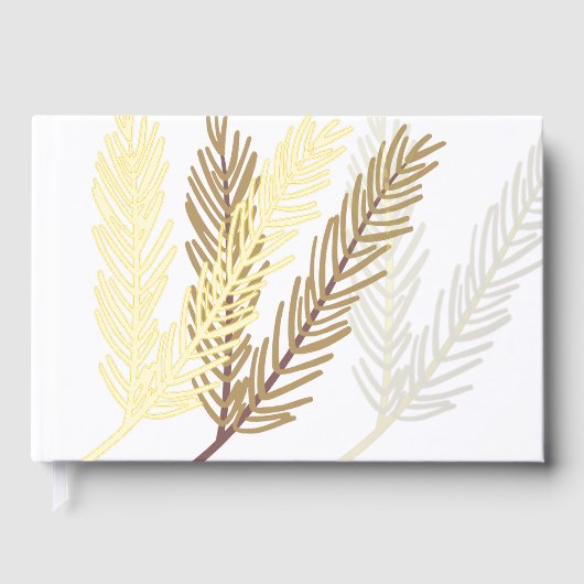 Floral Botanic Illustré Natuur Journal Gastenboek (Voorkant)