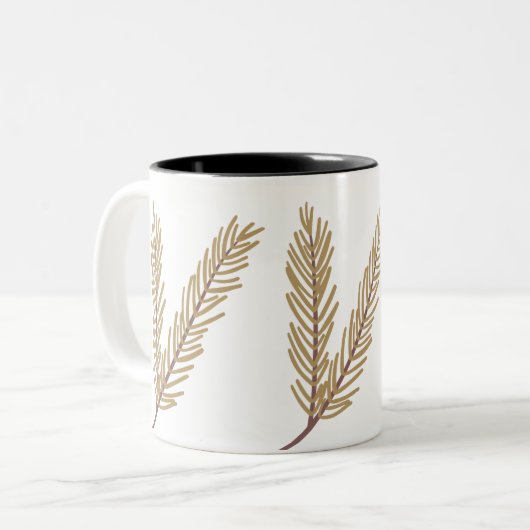 Floral Botanic Illustré Natuur Mok (Voorkant links)