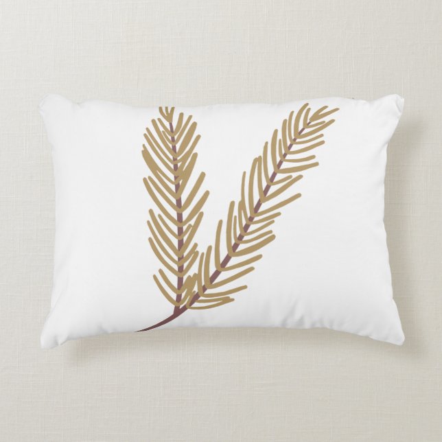 Floral Botanic Illustré Natuur Sierkussen Accent Kussen (Voorkant)