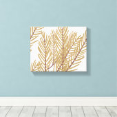 Floral Botanic Illustré Natuur Stretched Canvas (Insitu (Houten vloer))