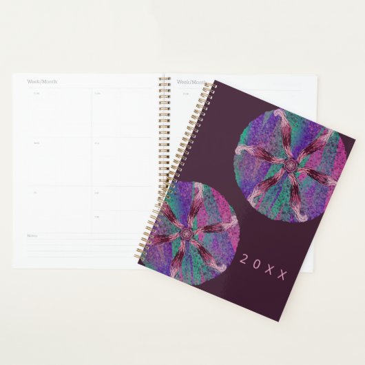Floral  botanical abstract illustration planner (Display)