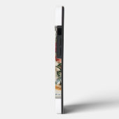 Floral Botanical Apple iPhone 13 Hoesje – Elegant  (Achterkant / Links)